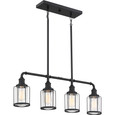 Quoizel  Transitional Linear chandelier 4 light QZL-LUD434