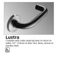 Corbin Russwin ML20907 No Cylinder Mortise Electrified Lever Lockset, LS-Lustra Lever
