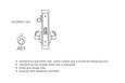 Corbin Russwin ML20907 No Cylinder Mortise Electrified Lever Lockset, LS-Lustra Lever
