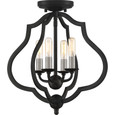 Quoizel Lighting OKF1715 Transitional O'Keefe 4-Light Semi-Flush Mount