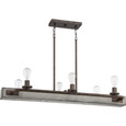 Quoizel Lighting MVL642 Transitional Melville 6-Light LED Linear Chandelier
