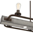 Quoizel Lighting MVL642 Transitional Melville 6-Light LED Linear Chandelier