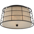 Quoizel Lighting LND1616 Transitional Landings 3-Light Flush Mount