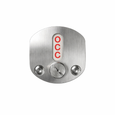 Sargent 185P Mortise Occupancy Indicator with Privacy Function, front view showing OCC indicator window and turn piece, Bright Chromium Plated Over Nickel (26D) finish