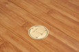Arlington Industries DROP IN Floor Box Kit with Low Profile Steel Bracket and Brass Cover with Flip Lid