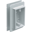 Arlington Industries FS8091F Weatherproof Siding Device Outlet Box, 1-Gang