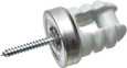 Arlington Industries Wire Holder, Porcelain and Galvanized Steel