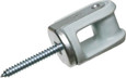 Arlington Industries Wire Holder, Porcelain and Galvanized Steel