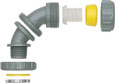 Arlington Industries Zero to 90 Degree Adjustable Non-Metallic Liquid Tight Connector Arlington Industries Zero to 90 Degree Adjustable Non-Metallic Liquid Tight Connector