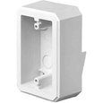 Arlington Industries 1-Gang Weatherproof Device Box - White Plastic One Piece Construction