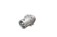 Arlington Industries Zinc Die-Cast MC Cable Connector with Spring Steel Clip - 1/2 Inch Knockout