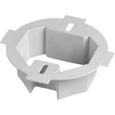 Arlington Industries Fire-Rated Ceiling Box Extender 4.35" x 4.85" White Plastic for Round and Octagonal Boxes