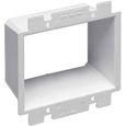 Arlington Industries BE Non-Metallic Cable Entrance Plates - White Plastic with cULus Listing