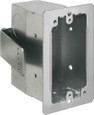 Arlington Industries Steel Steel Single-Gang Box for Concrete Block Walls (1/2" & 3/4" Knockouts)