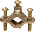 Arlington Industries Bare-Wire Ground Clamps - Solid Bronze Clamps for Pipe, Rod & Rebar