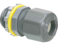Arlington Industries Low-Profile Liquid-Tight Strain Relief Cord Connector with Sealing Ring