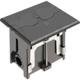 Arlington Industries Adjustable Floor-Mount Power Box - New-Construction, Flip-Lid Access, Tamper-Resistant Duplex, UL Listed
