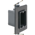 Arlington Industries ONE-BOX® Vapor Box with Air Infiltration Protection and 2-Hour Fire Rating - Black Plastic