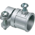 Arlington Industries Zinc Die-Cast Combination Coupling Set Screw EMT to Clamp-On Flex Silver Finish