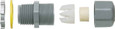 Arlington Industries Non-Metallic Underground Feeder Cable Connector with Low Profile Design