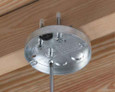 Arlington Industries FBS Steel Pan Fan & Fixture Mounting Boxes - Rated for 70 lb Fan / 200 lb Fixture Capacity