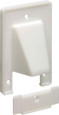 Arlington Industries SCOOP™ Reversible Non-Metallic 1-Gang Low-Voltage Cable Entrance Plate, White Arlington Industries SCOOP™ Reversible Non-Metallic 1-Gang Low-Voltage Cable Entrance Plate, White