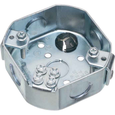 Arlington Industries Steel Joist-Mount Fan & Fixture Box - Octagonal, New-Work Ceiling Fan/Light Rated, UL/CSA