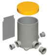 Arlington Industries 4-1/2" Round Non-Metallic Concrete Floor Box Kits