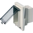 Arlington Industries DBVR1XXX 1-Gang Vertical UV-Rated Weatherproof Siding InBox