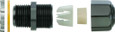 Arlington Industries LPCG Low-Profile Liquid-Tight / Oil-Tight Strain-Relief Cord Connectors