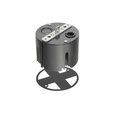 Arlington Industries T-Box Ceiling Fan/Fixture Box with Metal Hanger - 70 lb Load Rating with Wire Grabber Kit