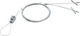 Arlington Industries Galvanized Braided Support Wire Kits - 10 ft Length, Various End Types & Load Ratings