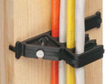 Arlington Industries CS14 Nail-In Cable Spacer - Black Plastic Cable Management System (25-Pack)