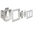 Arlington Industries Recessed TV Box - Flush-Mount Power & Low-Voltage Combo Box for LCD/Plasma TVs, cULus Listed, New or Retrofit Applications