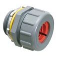 Arlington Industries Liquid-Tight, Oil-Tight Non-Metallic Cord Grip - Color-Grip, 1″ Trade Size, 0.750–0.875″ Cord Range, Sealing Ring & Locknut