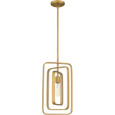 Quoizel QZL-PCDPR1510 Modern Mini pendant 1 light brushed weathered b