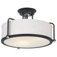 Quoizel Lighting QF1715 Transitional Semi-flush mount 3 light