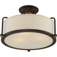 Quoizel Lighting QF1715 Transitional Semi-flush mount 3 light
