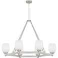Quoizel Lighting PNG638 Traditional Linear chandelier 6 lights