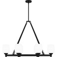 Quoizel Lighting PNG638 Traditional Linear chandelier 6 lights