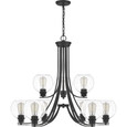 Quoizel  Transitional Chandelier 9 light QZL-PRUS5034