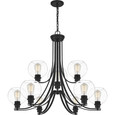 Quoizel  Transitional Chandelier 9 light QZL-PRUS5034