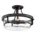 Quoizel  Transitional Semi-flush mount 3 light palladian bronz QZL-QF3515