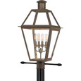 Quoizel Lighting RO9014 Traditional Outdoor post 4 light industrial