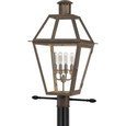 Quoizel Lighting RO9014 Traditional Outdoor post 4 light industrial