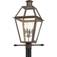 Quoizel Lighting RO9014 Traditional Outdoor post 4 light industrial