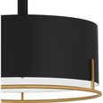 Quoizel  Contemporary Semi flush 3 lights QZL-QSF5580