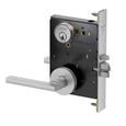 Schlage PM026 Grade 1 Exit Lock with Cylinder Mortise Lock - Broadway Lever