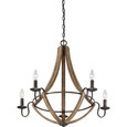 Quoizel Lighting SHR5005 Transitional 5 Light chandleier