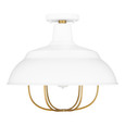 Quoizel  Farmhouse Semi flush 1 light QZL-QFL5357